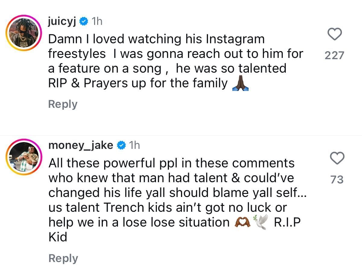 Artists pay their respects to the Philly rapper (Image via Instagram/@saycheesetv)